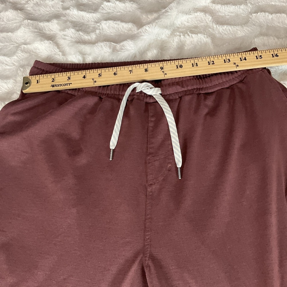 Vuori Men's Large Brown Tampered Leg Drawstring Joggers Athletic Comfortable Gym - Picture 8 of 11